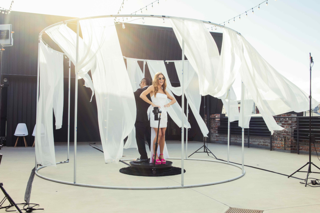 360 photobooth setup